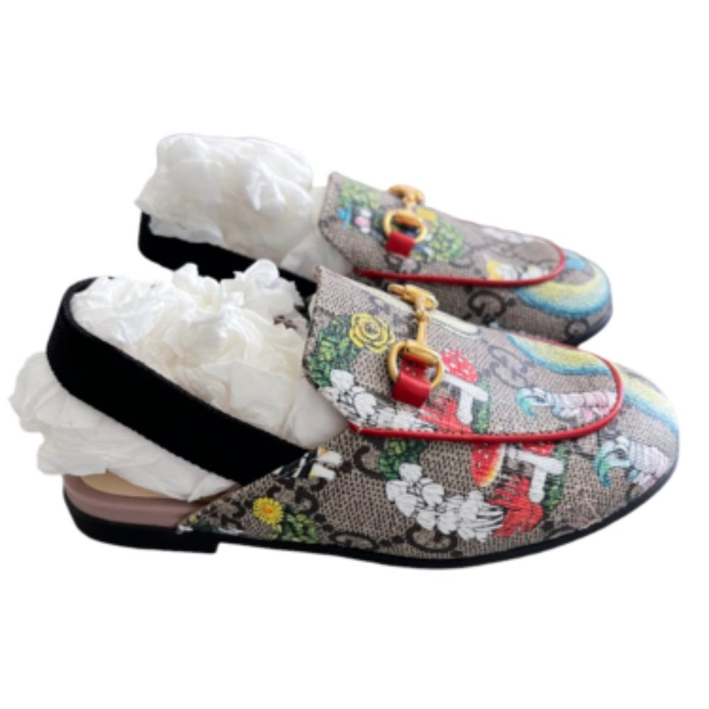 Gucci Supreme GG Princetown Slippers Toddler Slip on Loafer